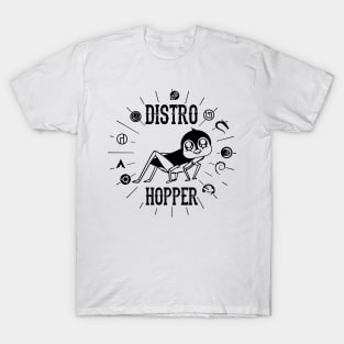 Distro Hopper Linux User Geek T-Shirt